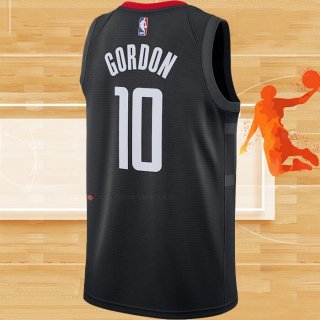 Camiseta Houston Rockets Eric Gordon NO 10 Statement Negro