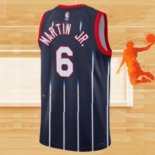 Camiseta Houston Rockets Kenyon Martin JR. NO 6 Ciudad 2022-23 Negro