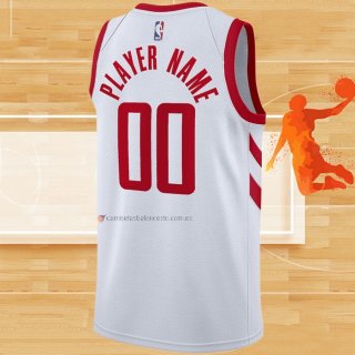 Camiseta Houston Rockets Personalizada Association Blanco