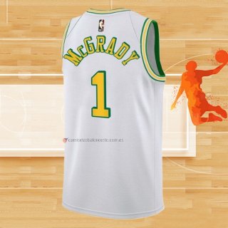 Camiseta Houston Rockets Tracy Mcgrady NO 1 Classic 2022-23 Blanco