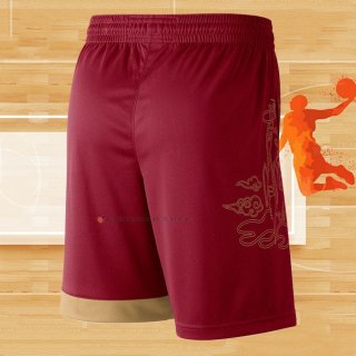 Pantalone Houston Rockets Ciudad 2019 Rojo