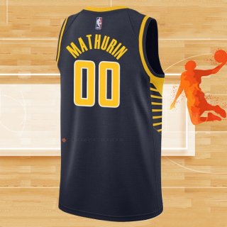 Camiseta Indiana Pacers Bennedict Mathurin NO 00 Icon 2022-23 Azul