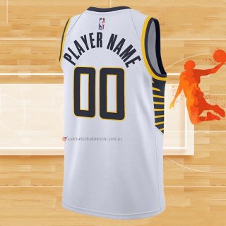 Camiseta Indiana Pacers Personalizada Association 2020-21 Blanco