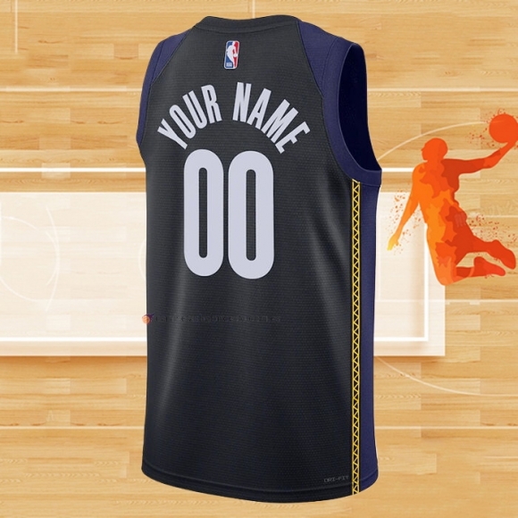 Camiseta Indiana Pacers Personalizada Ciudad 2022-23 Azul