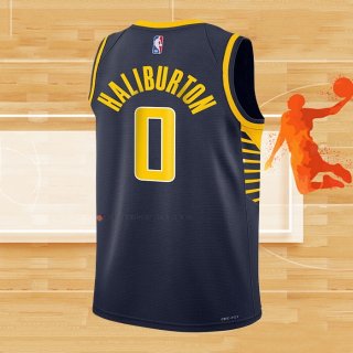 Camiseta Nino Indiana Pacers Tyrese Haliburton NO 0 Icon 2022-23 Azul