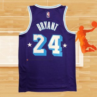 Camiseta Los Angeles Lakers Kobe Bryant NO 8 24 Ciudad Edition 2021-22 Violeta