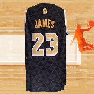 Camiseta Los Angeles Lakers Lebron James NO 23 Negro