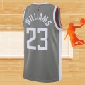 Camiseta Los Angeles Clippers Lou Williams NO 23 Earned 2020-21 Gris