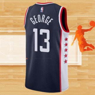 Camiseta Los Angeles Clippers Marcin Gortat NO 13 Ciudad 2018-2019 Azul