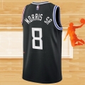 Camiseta Los Angeles Clippers Marcus Morris Sr. NO 8 Ciudad 2022-23 Negro