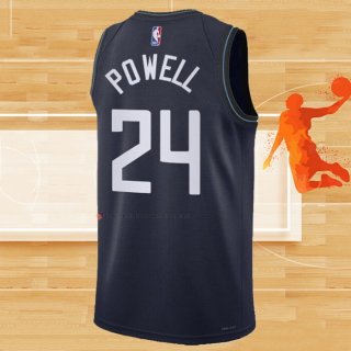 Camiseta Los Angeles Clippers Norman Powell NO 24 Ciudad 2023-24 Azul