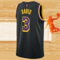 Camiseta Los Angeles Lakers Anthony Davis NO 3 Earned 2020-21 Negro