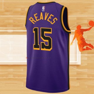 Camiseta Los Angeles Lakers Austin Reaves NO 15 Statement 2022-23 Violeta