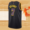 Camiseta Los Angeles Lakers Carmelo Anthony NO 7 Earned Negro