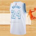 Camiseta Los Angeles Lakers Kobe Bryant NO 24 Ciudad 2020-21 Blanco