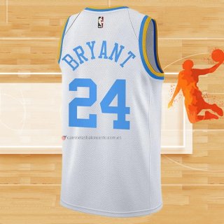 Camiseta Los Angeles Lakers Kobe Bryant NO 24 Classic 2022-23 Blanco