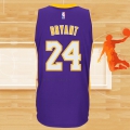 Camiseta Los Angeles Lakers Kobe Bryant NO 24 Violeta