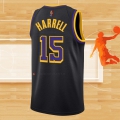 Camiseta Los Angeles Lakers Montrezl Harrell NO 15 Earned 2020-21 Negro