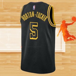 Camiseta Los Angeles Lakers Talen Horton-Tucker NO 5 Mamba 2021-22 Negro