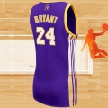 Camiseta Mujer Los Angeles Lakers Kobe Bryant NO 24 Violeta