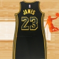 Camiseta Mujer Los Angeles Lakers Lebron James NO 23 Negro