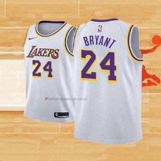 Camiseta Nino Los Angeles Lakers Kobe Bryant NO 24 Association 2018-19 Blanco