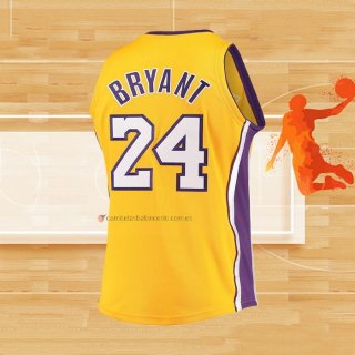 Camiseta Nino Los Angeles Lakers Kobe Bryant NO 24 Mitchell & Ness 2008-09 Amarillo