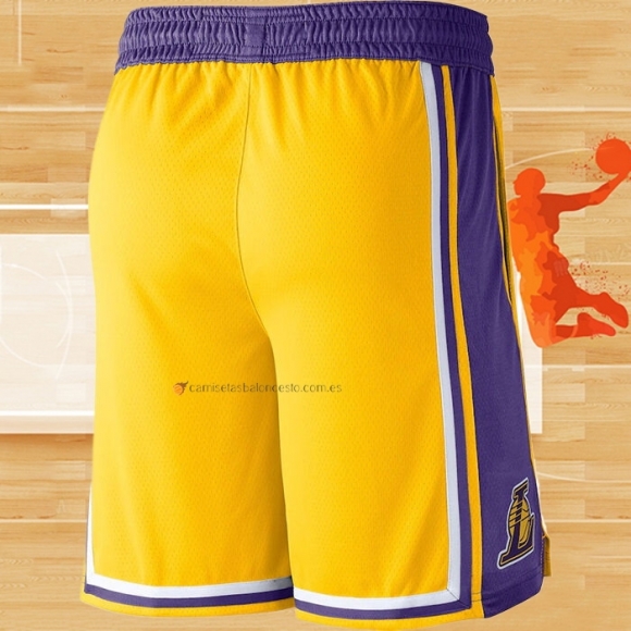 Pantalone Los Angeles Lakers Icon 2020-21 Amarillo