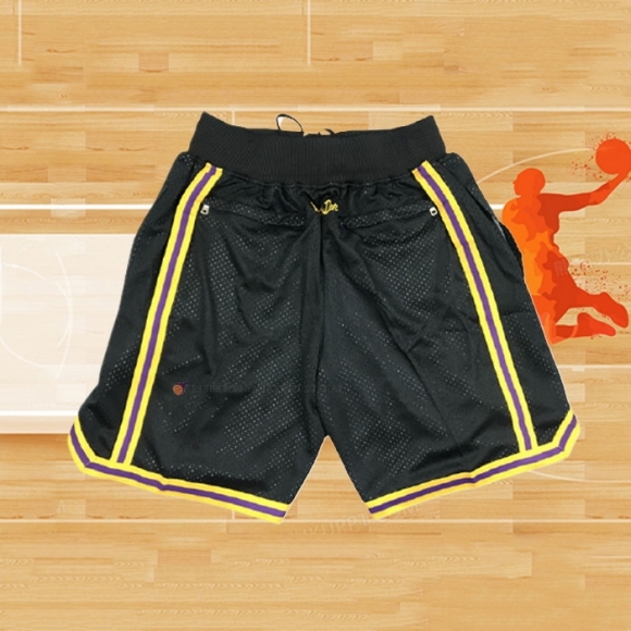 Pantalone Los Angeles Lakers Mamba Negro