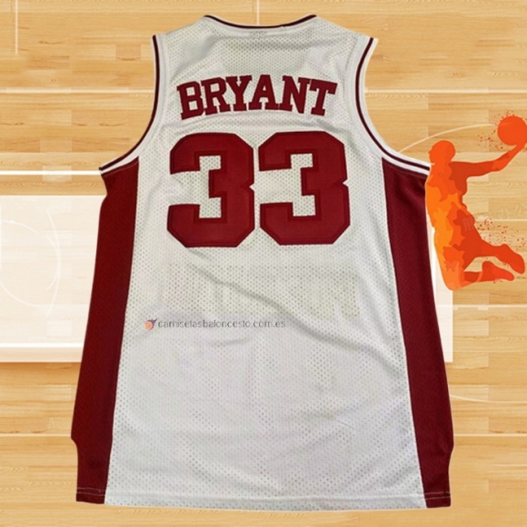 Camiseta Lower Merion Kobe Bryant NO 33 Blanco