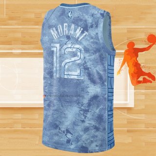 Camiseta Memphis Grizzlies Ja Morant NO 12 Select Series 2023 Azul