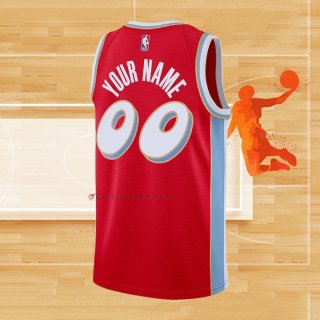 Camiseta Memphis Grizzlies Personalizada Ciudad 2024-25 Rojo