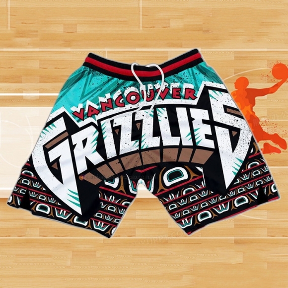 Pantalone Memphis Grizzlies Big Logo Retro Verde