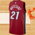 Camiseta Miami Heat Hassan Whiteside NO 21 Statement Rojo