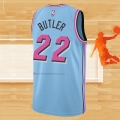 Camiseta Miami Heat Jimmy Butler NO 22 Ciudad Azul