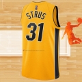 Camiseta Miami Heat Max Strus NO 31 Earned 2020-21 Oro