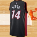 Camiseta Miami Heat Tyler Herro NO 14 Icon 2020-21 Negro