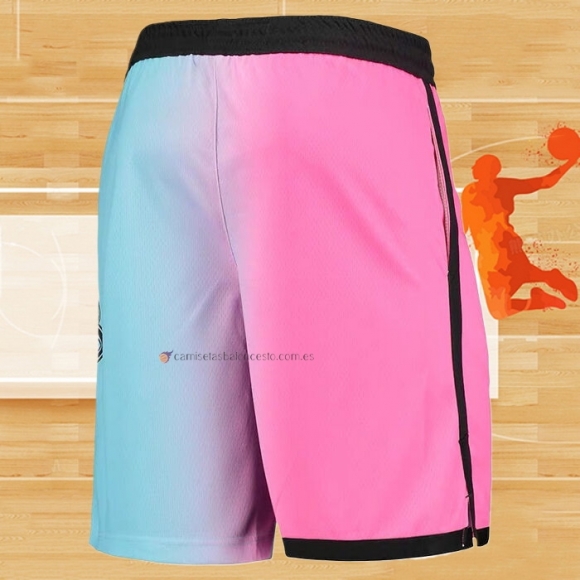 Pantalone Miami Heat Ciudad 2020-21 Negro