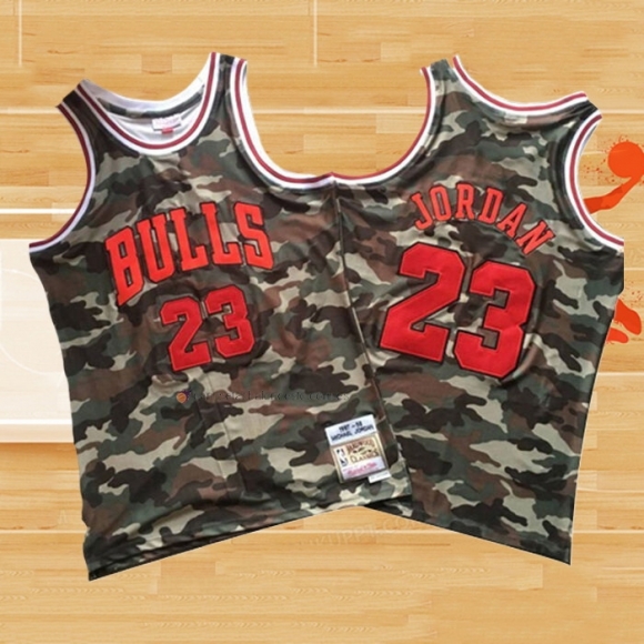 Camiseta Chicago Bulls Michael Jordan NO 23 Hardwood Verde