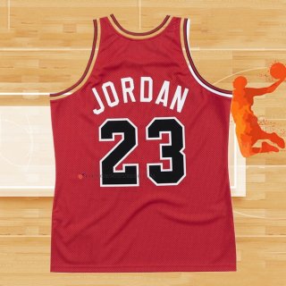 Camiseta Chicago Bulls Michael Jordan NO 23 Mitchell & Ness 1984-1985 Rojo