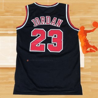 Camiseta Chicago Bulls Michael Jordan NO 23 Retro Negro2