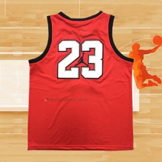 Camiseta Michael Jordan NO 23 Rojo Blanco