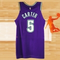 Camiseta Milwaukee Bucks Jevon Carter NO 5 Classic 2022-23 Violeta