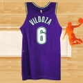 Camiseta Milwaukee Bucks Luca Vildoza NO 6 Classic 2022-23 Violeta