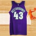 Camiseta Milwaukee Bucks Thanasis Antetokounmpo NO 43 Classic 2022-23 Violeta