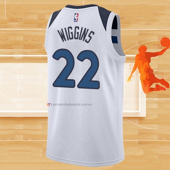 Camiseta Minnesota Timberwolves Andrew Wiggins NO 22 Association Blanco