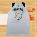 Camiseta Minnesota Timberwolves Donte DiVincenzo NO 0 Ciudad 2024-25 Blanco