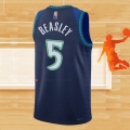 Camiseta Minnesota Timberwolves Malik Beasley NO 5 Ciudad 2021-22 Azul