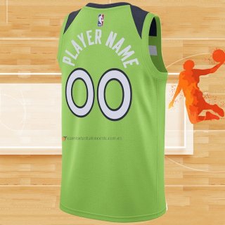 Camiseta Minnesota Timberwolves Personalizada Statement Verde