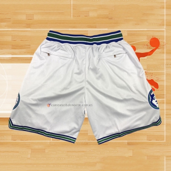 Pantalone Minnesota Timberwolves Classic Just Don Blanco